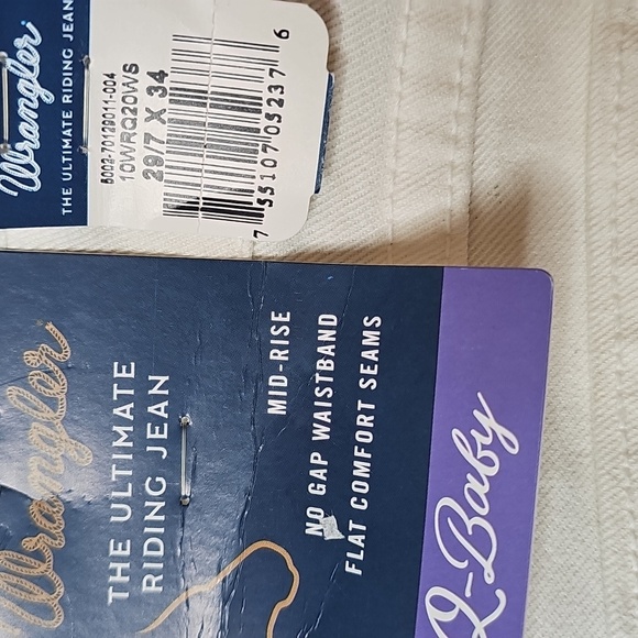 Wrangler Off-White Denim Pants - Picture 2 of 5